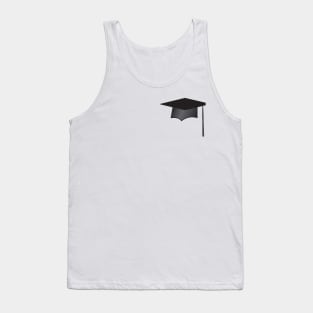 Lispe Class Graduation Cap front Tank Top